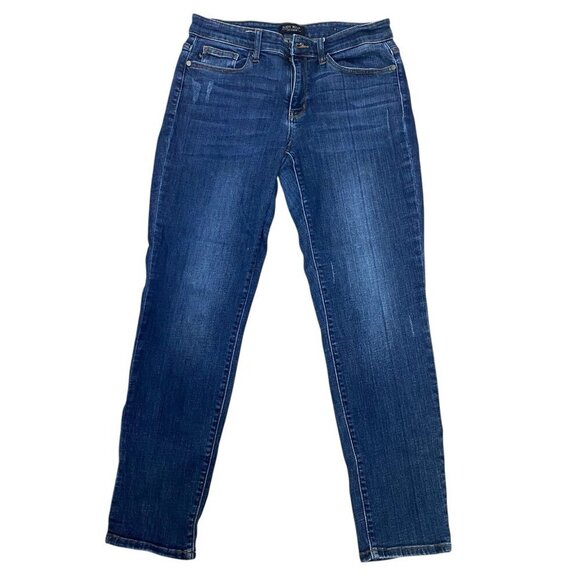 Judy Blue Jeans Womens 11/30 Slim Fit Dark Wash Mid Rise JB82128DK Denim Stretch - Picture 1 of 7